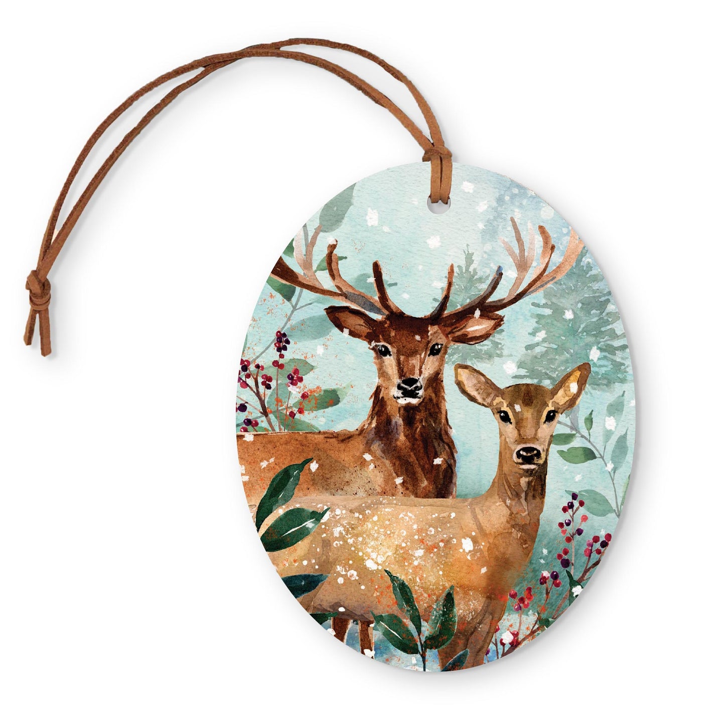 Oval Ornament-Woodland -0