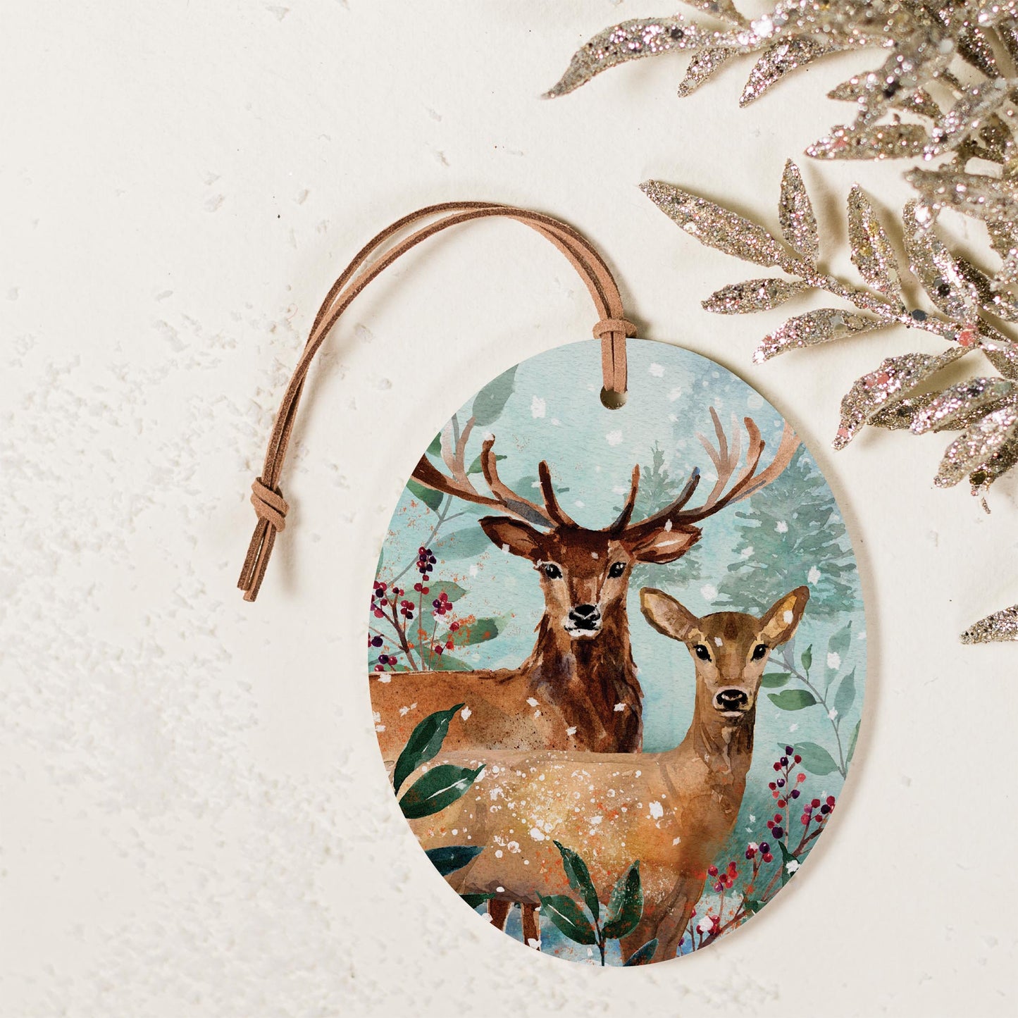 Oval Ornament-Woodland -2