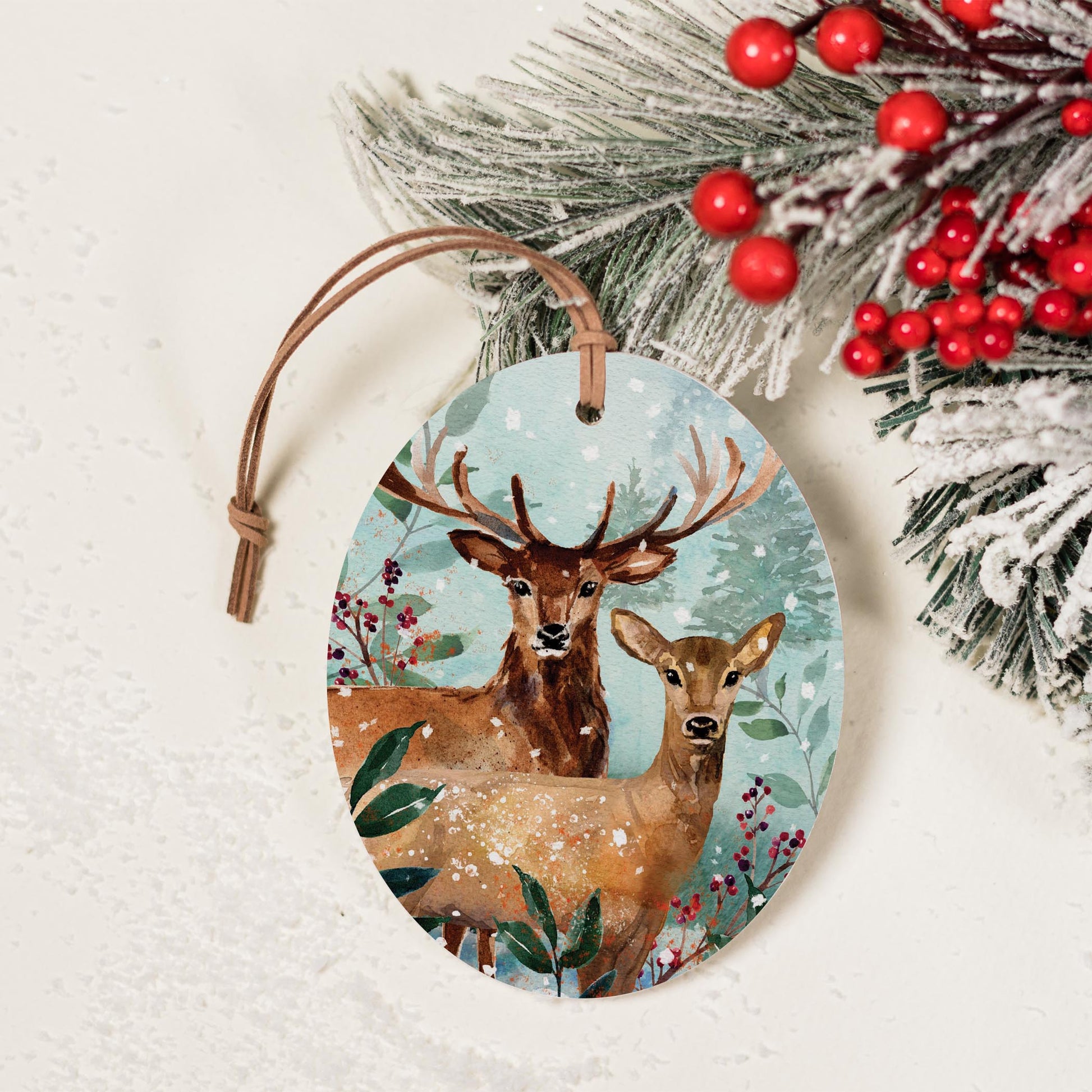 Oval Ornament-Woodland -3