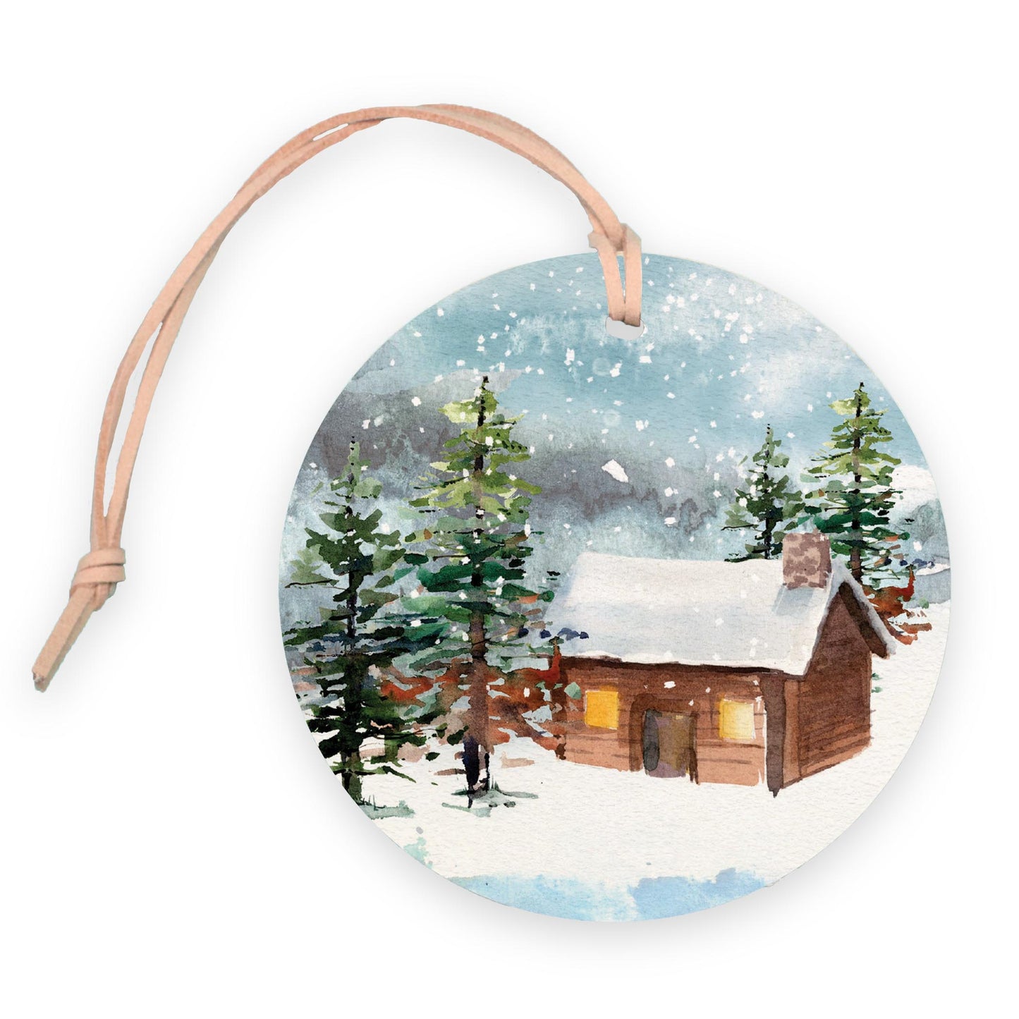 4" Round Ornament-Woodland -0