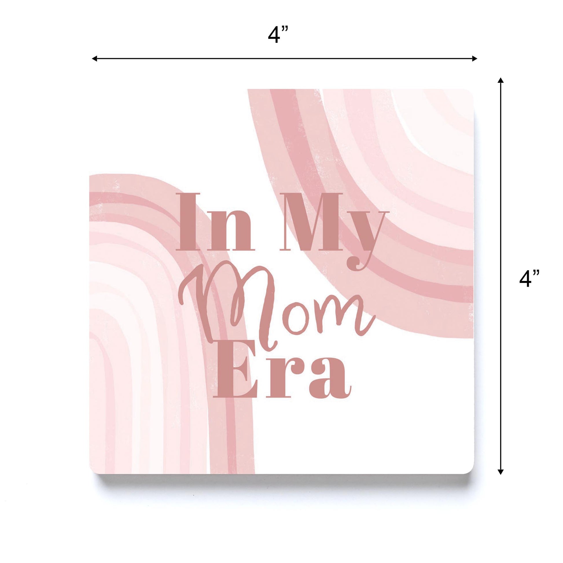 Ceramic Square Coaster-In My Mom Era -3