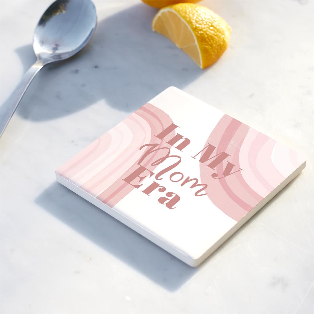 Ceramic Square Coaster-In My Mom Era -4