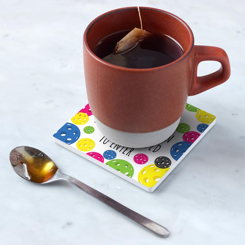 Ceramic Square Coaster-One More Kitchen I'm Not Allowed To Enter -5