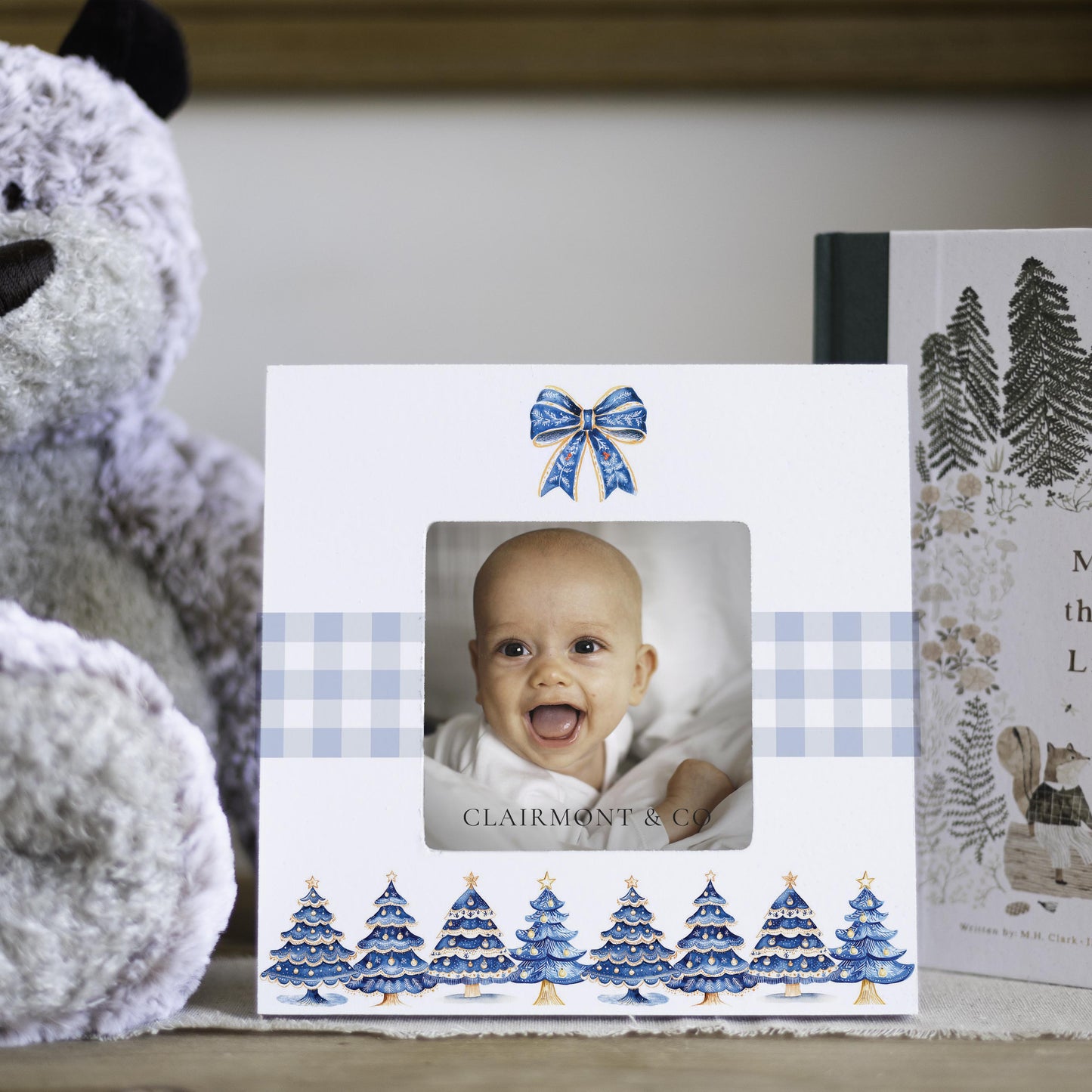 Simply Square Frame-Blue Noel - A Grand Millennial Christmas -4