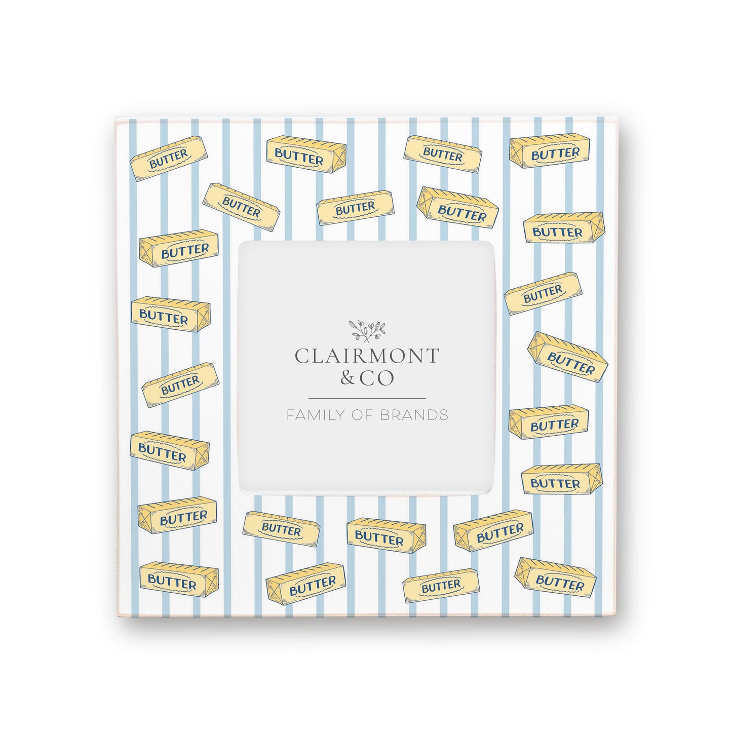 Simply Square Frame-Butter Pattern -0