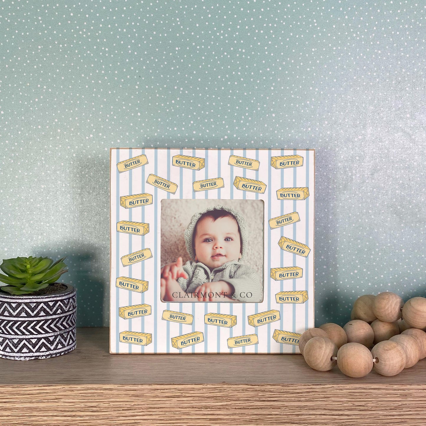 Simply Square Frame-Butter Pattern -2