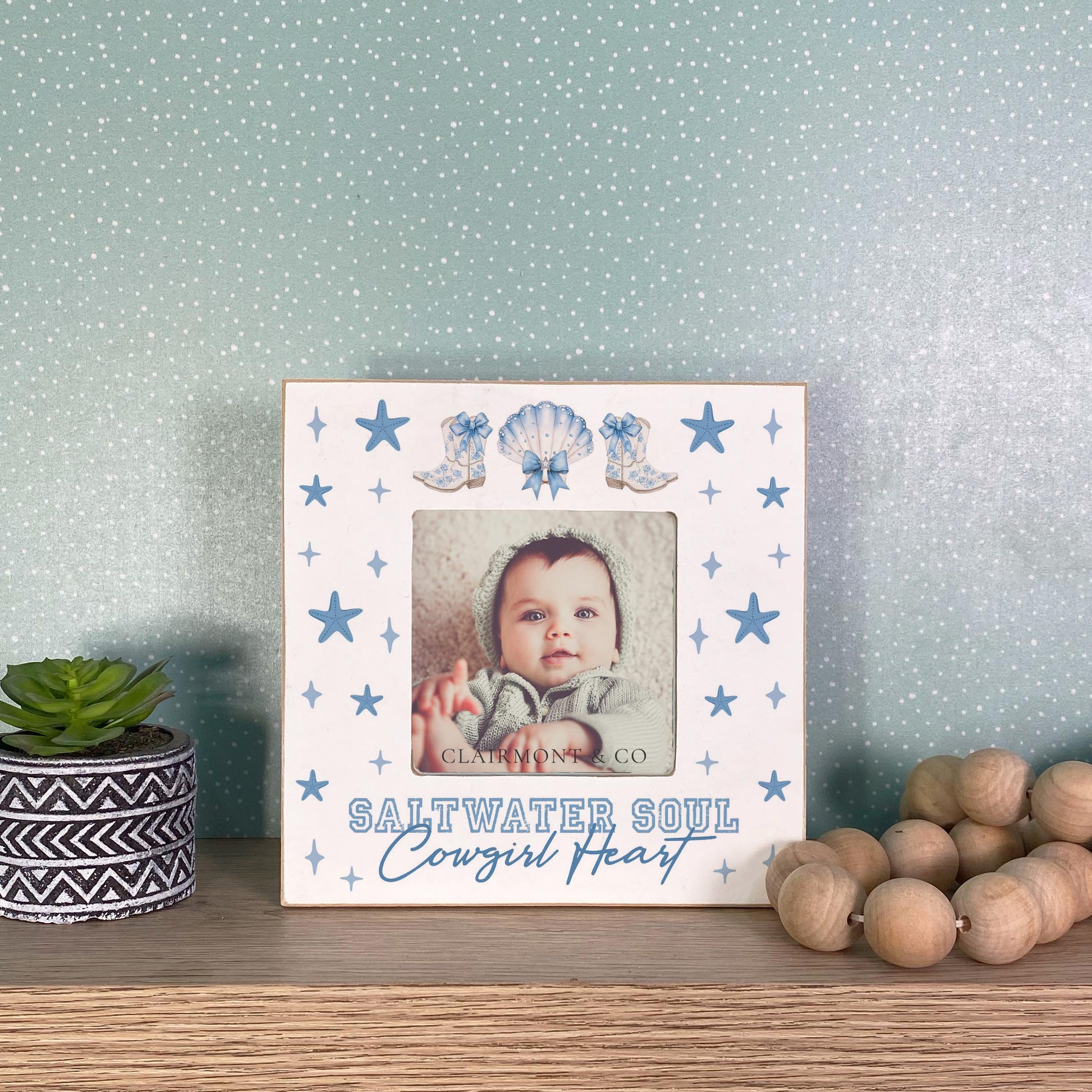 Simply Square Frame-Coastal Cowgirl -2