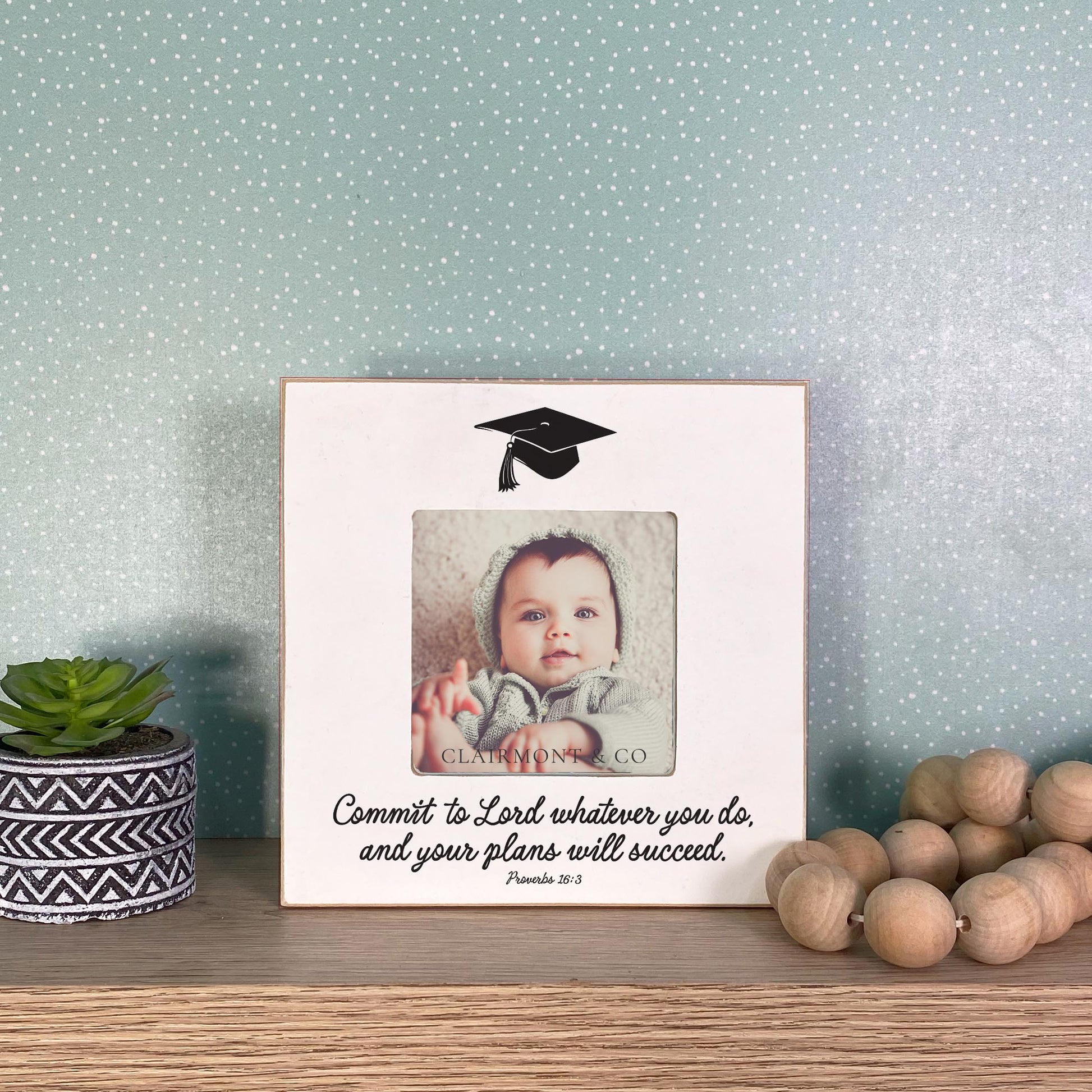 Simply Square Frame-Commit To The Lord Whatever You Do -2