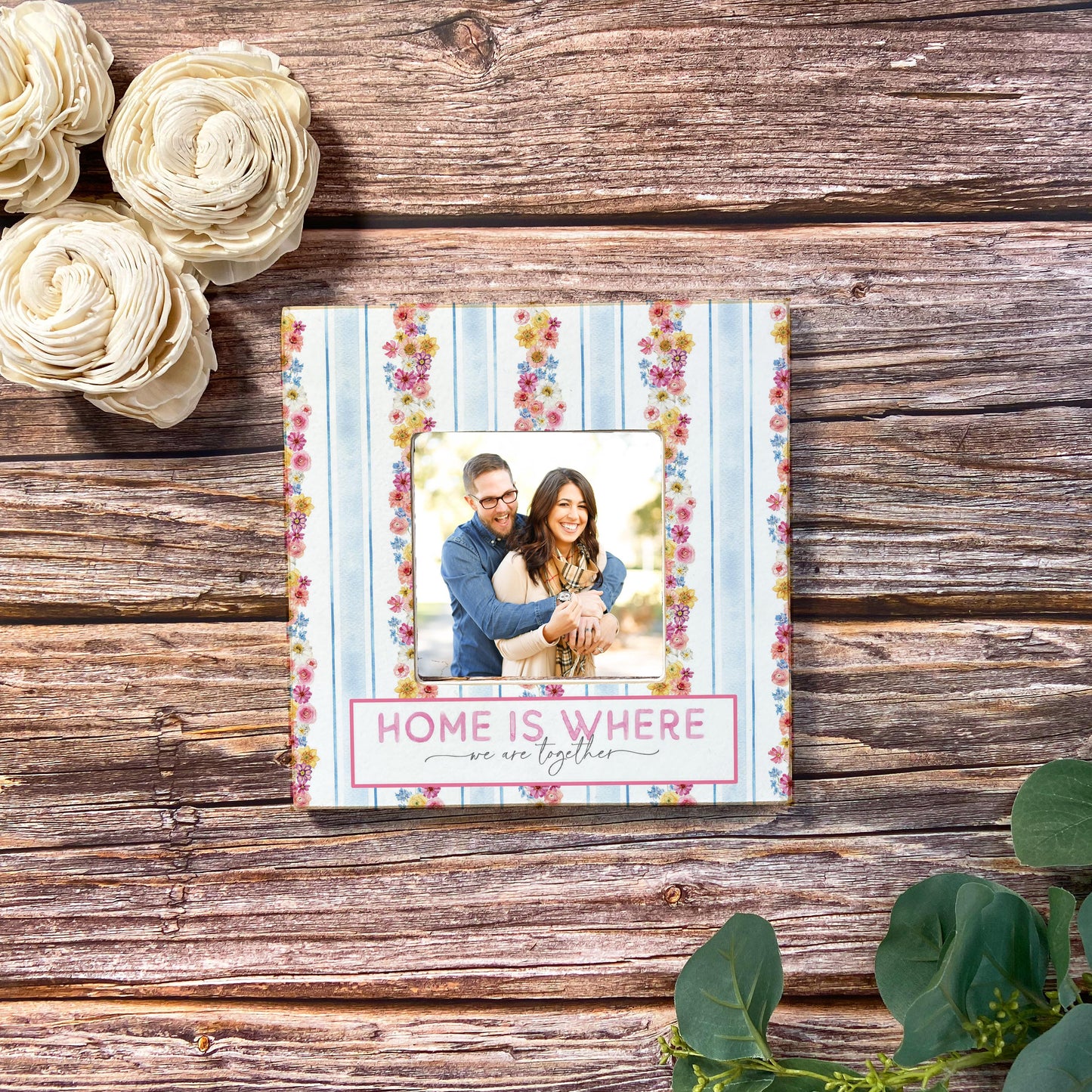 Simply Square Frame-Fantasy Garden Home Is Where We Are -3