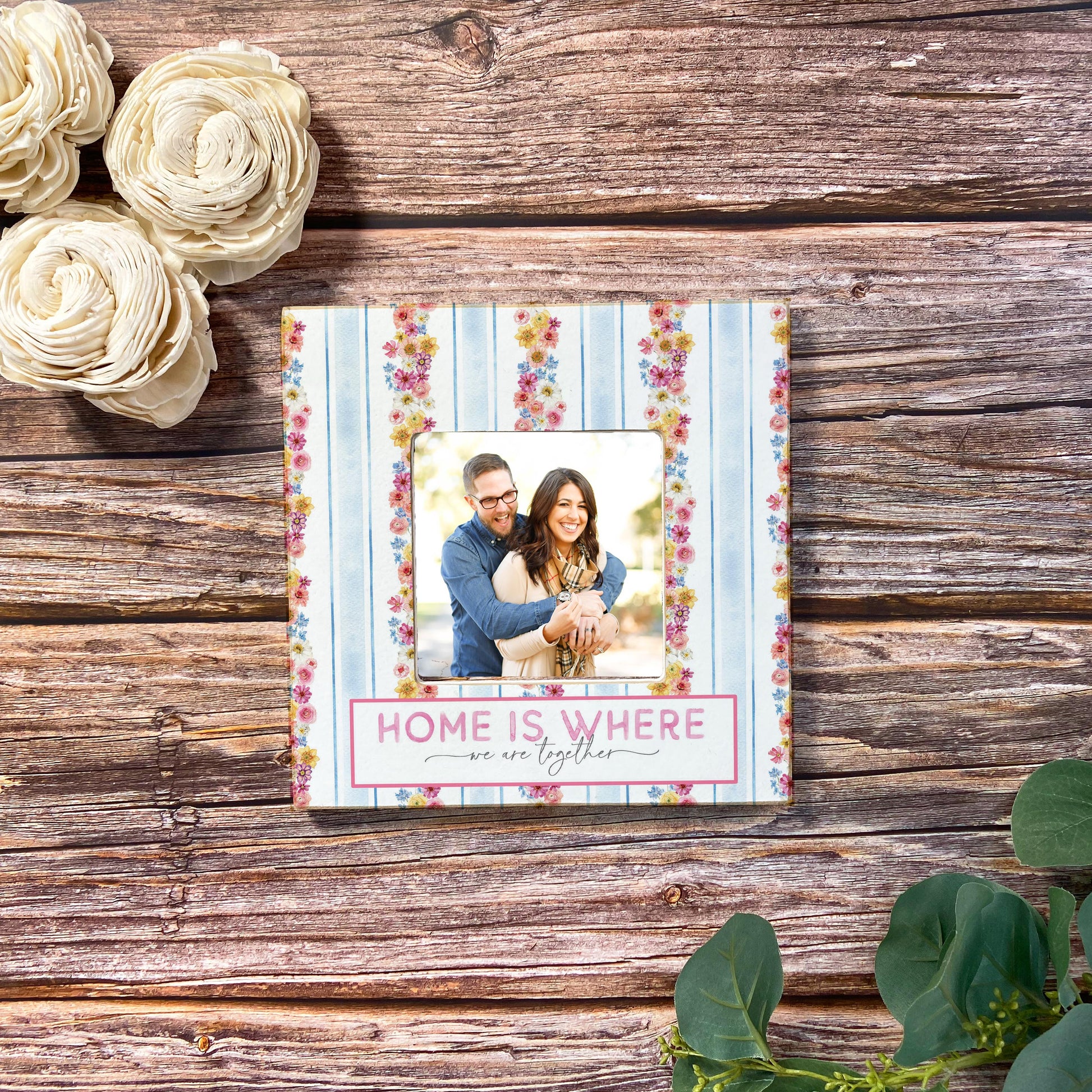 Simply Square Frame-Fantasy Garden Home Is Where We Are -3