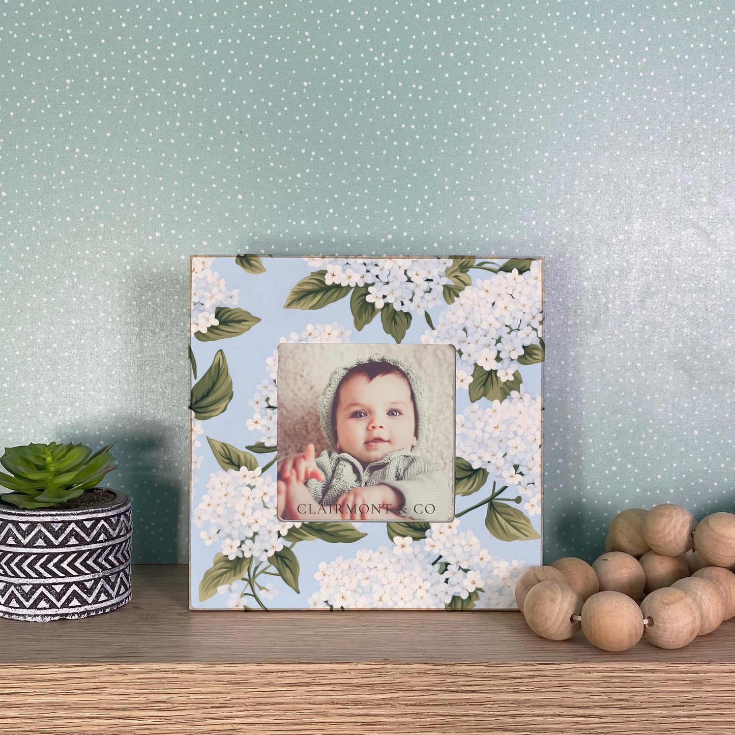 Simply Square Frame-Hydrangea Cottage -2