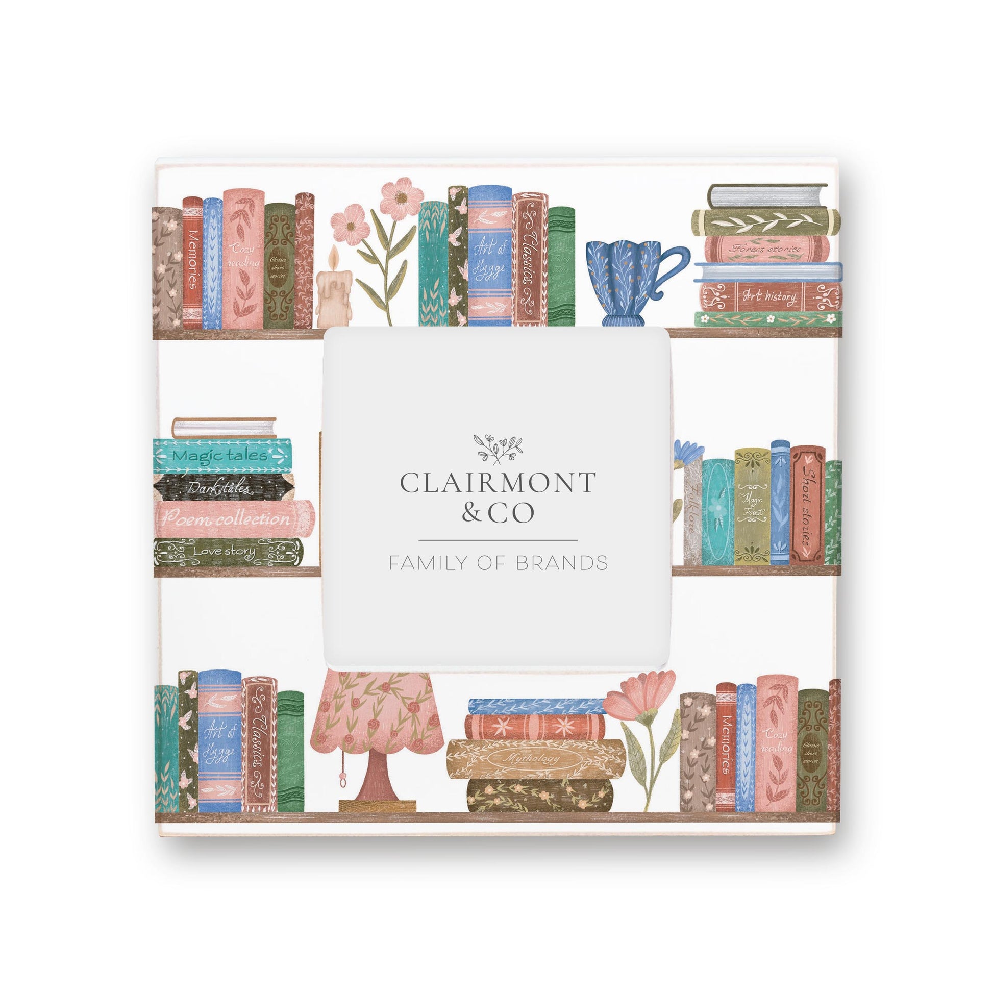 Simply Square Frame-Pretty Little Chapters Book Shelves -0