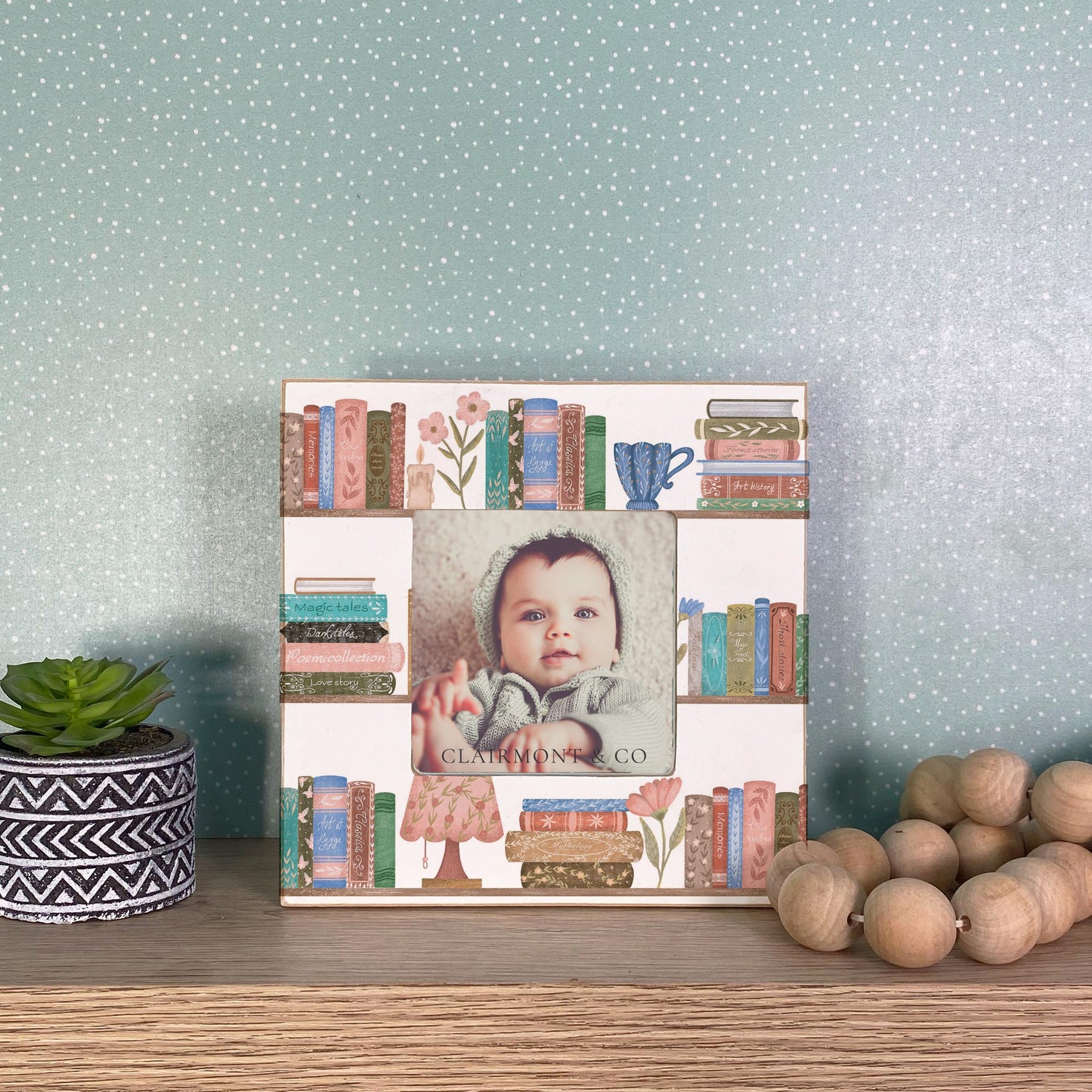Simply Square Frame-Pretty Little Chapters Book Shelves -2