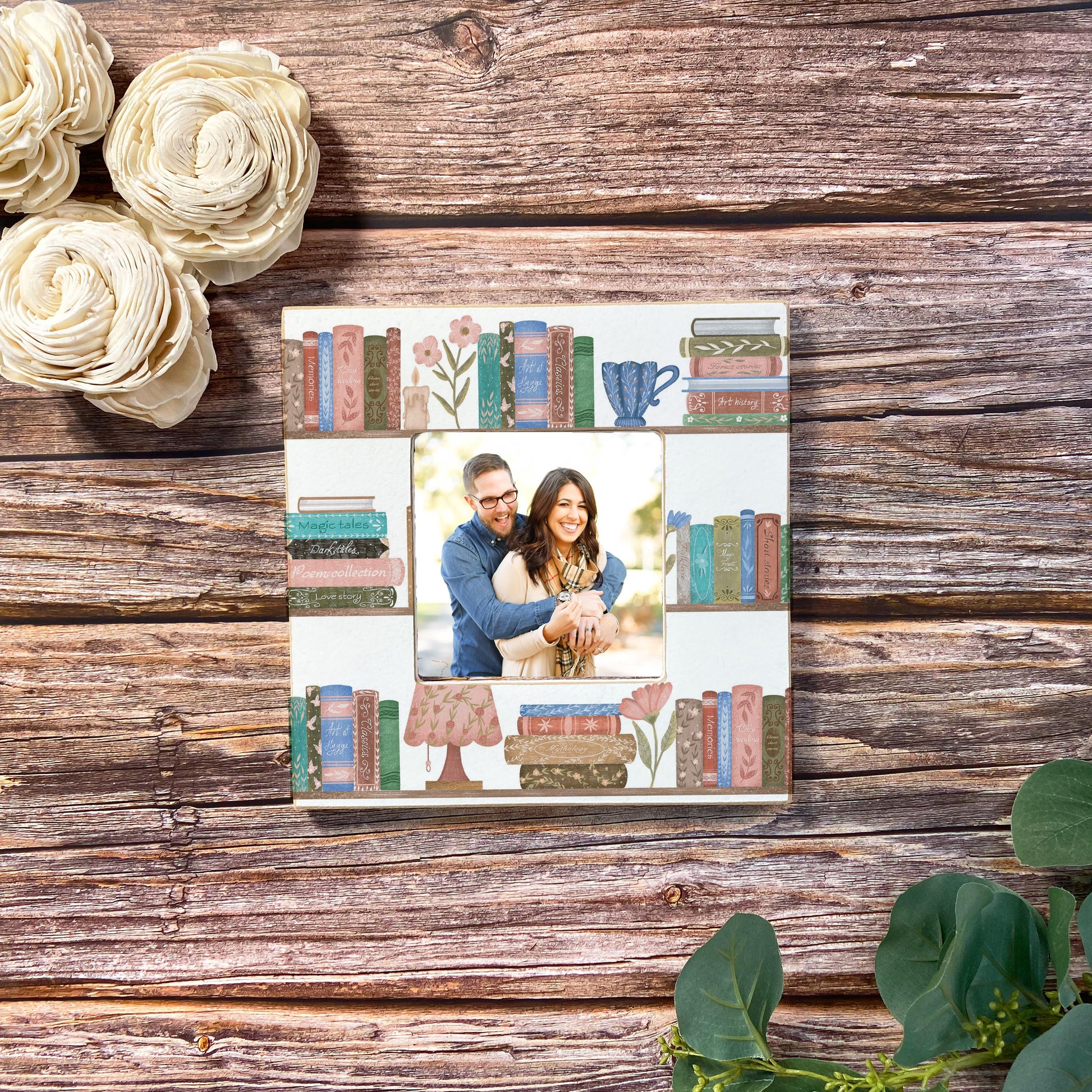 Simply Square Frame-Pretty Little Chapters Book Shelves -3