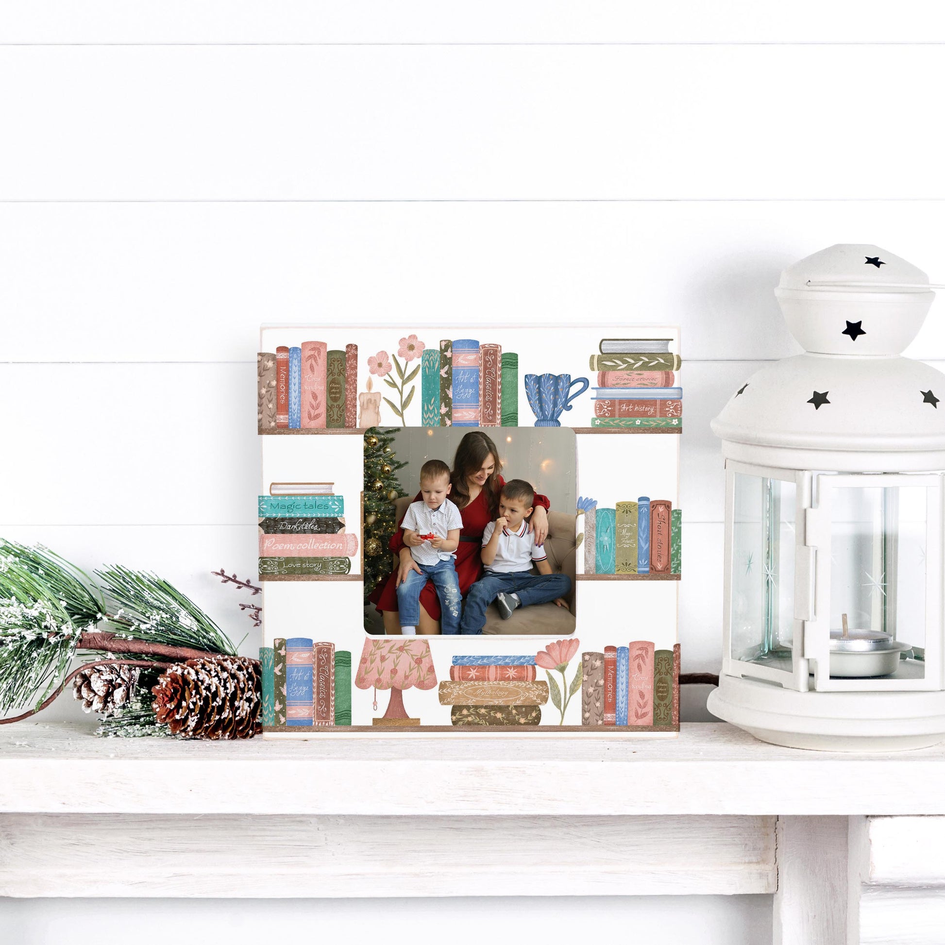 Simply Square Frame-Pretty Little Chapters Book Shelves -5