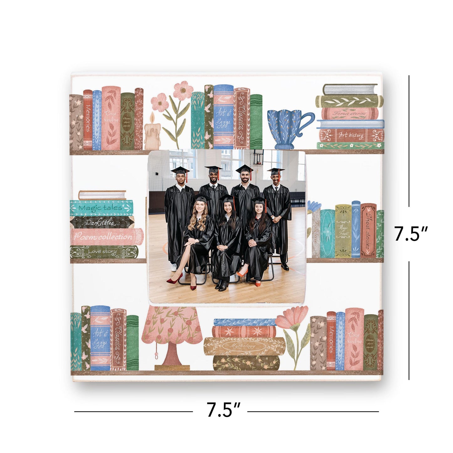 Simply Square Frame-Pretty Little Chapters Book Shelves -7