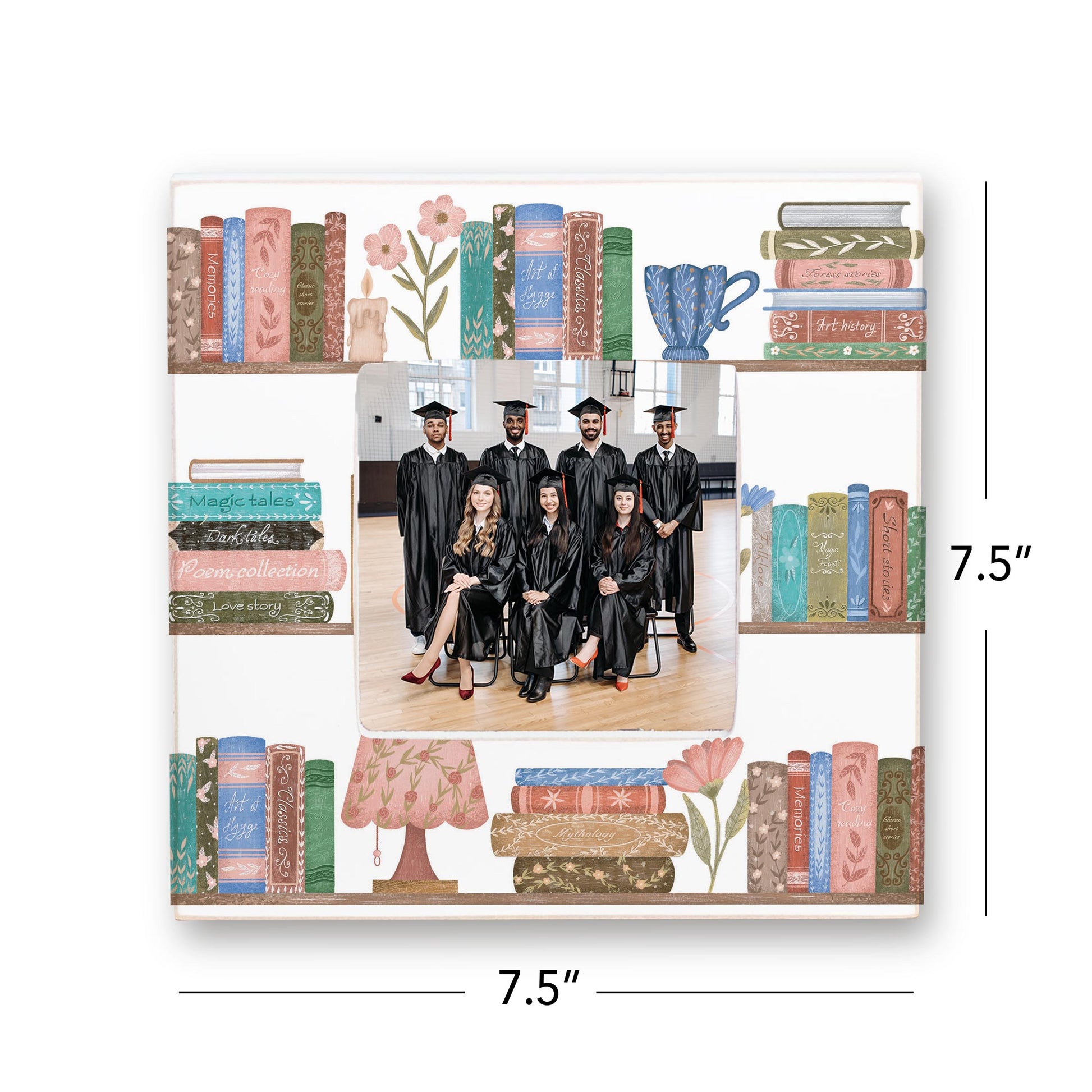 Simply Square Frame-Pretty Little Chapters Book Shelves -7