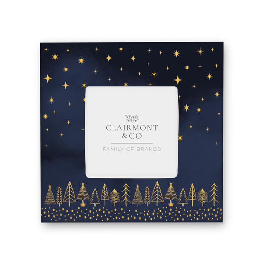 Simply Square Frame-Noir Christmas Trees -0