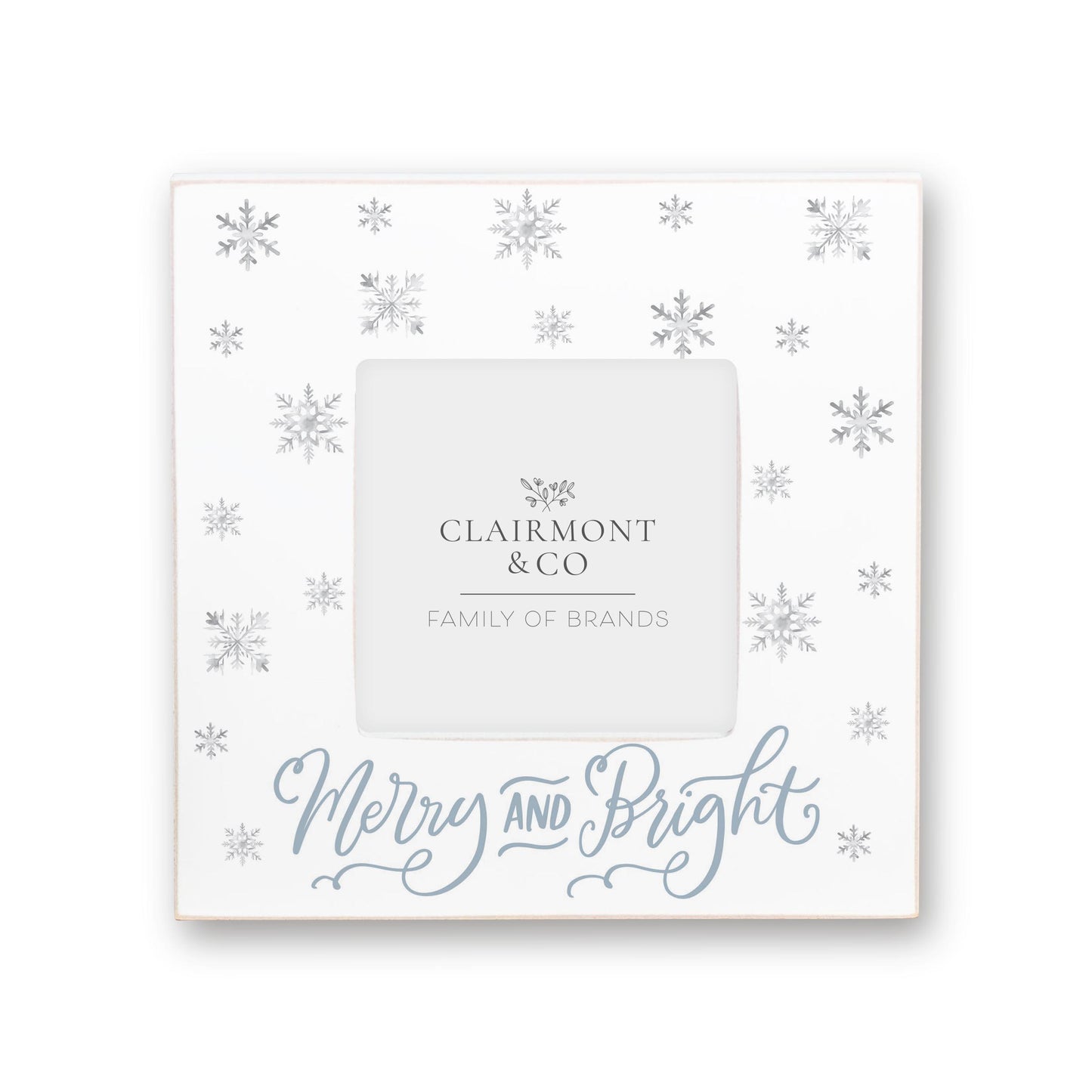 Simply Square Frame-Holiday Tidings Merry & Bright -0