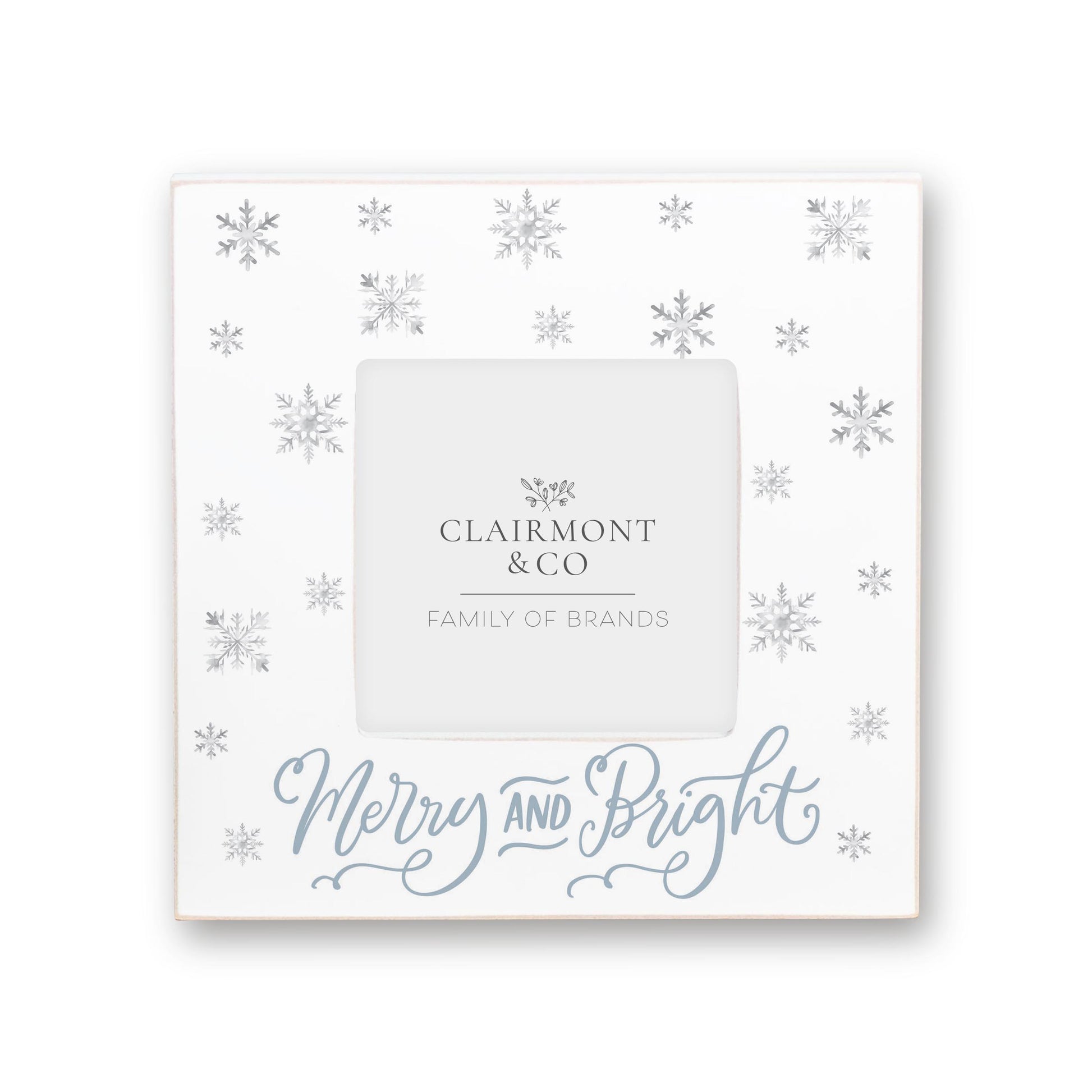 Simply Square Frame-Holiday Tidings Merry & Bright -0