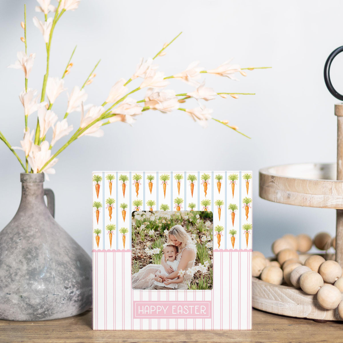 Simply Square Frame-Cottage Easter -1