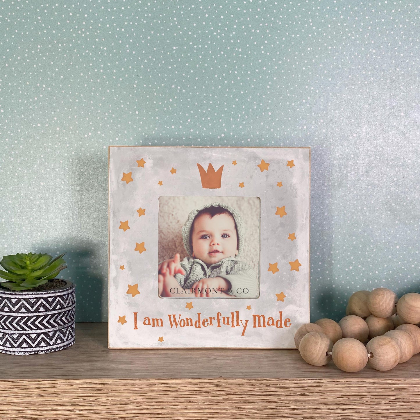 Simply Square Frame-Wonderfully Roya Nursery Wonderfully Made Grey