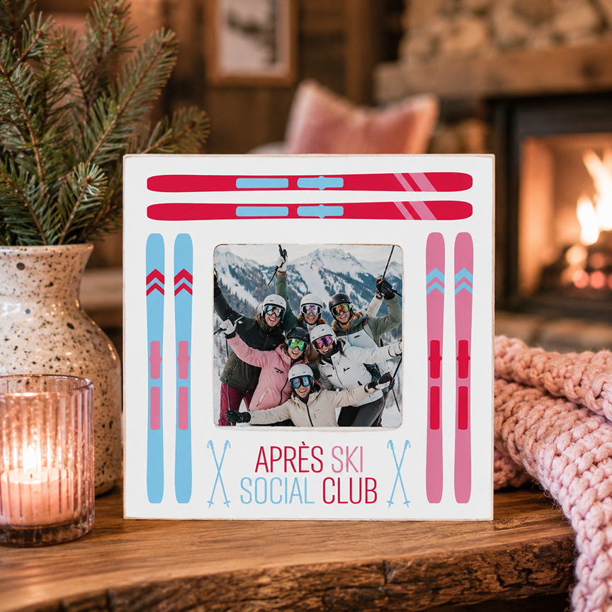 4x4 Picture Frame-Après Ski | Gift | Lodge