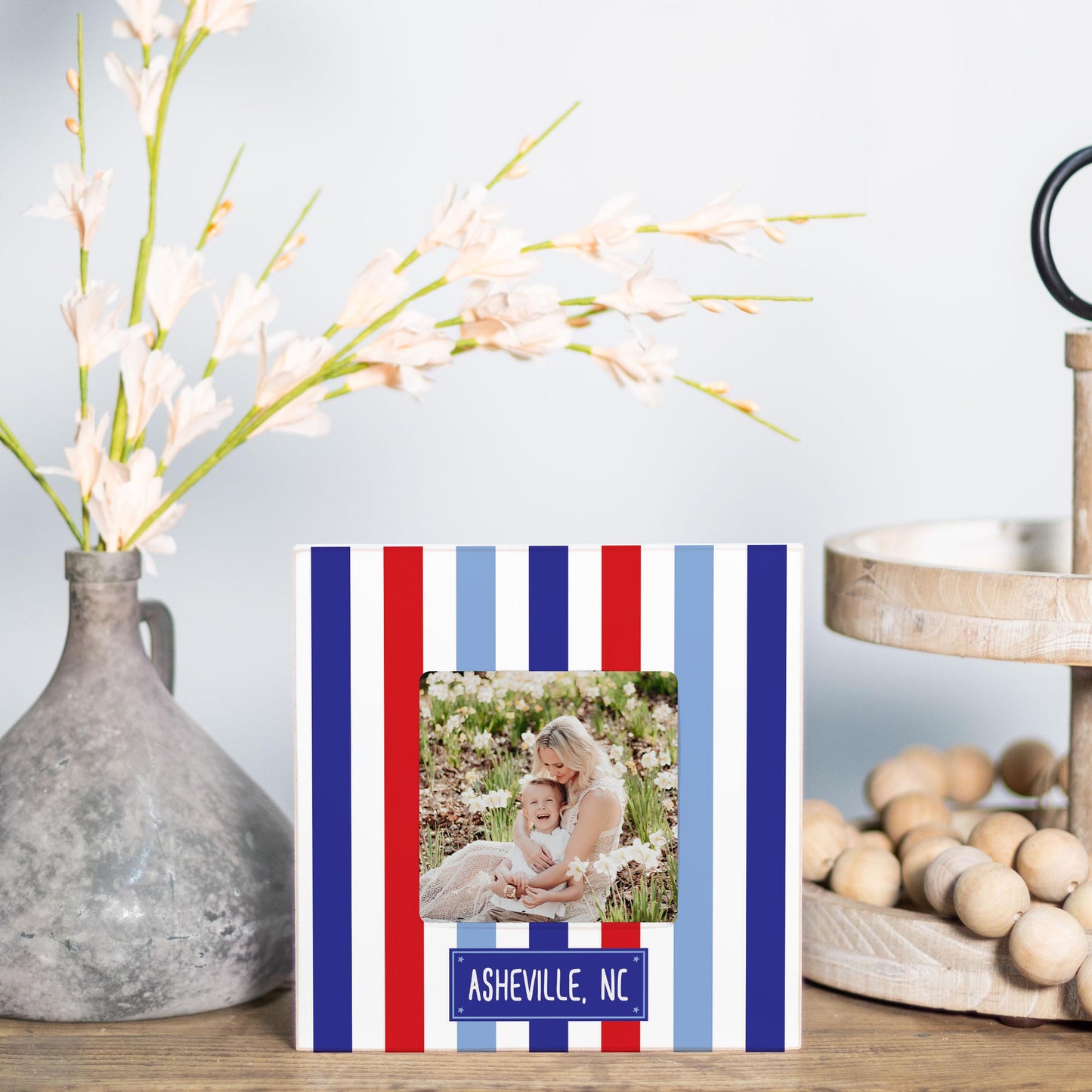 Simply Square Frame-Love+Local 4th of July 250th Anniversary -1