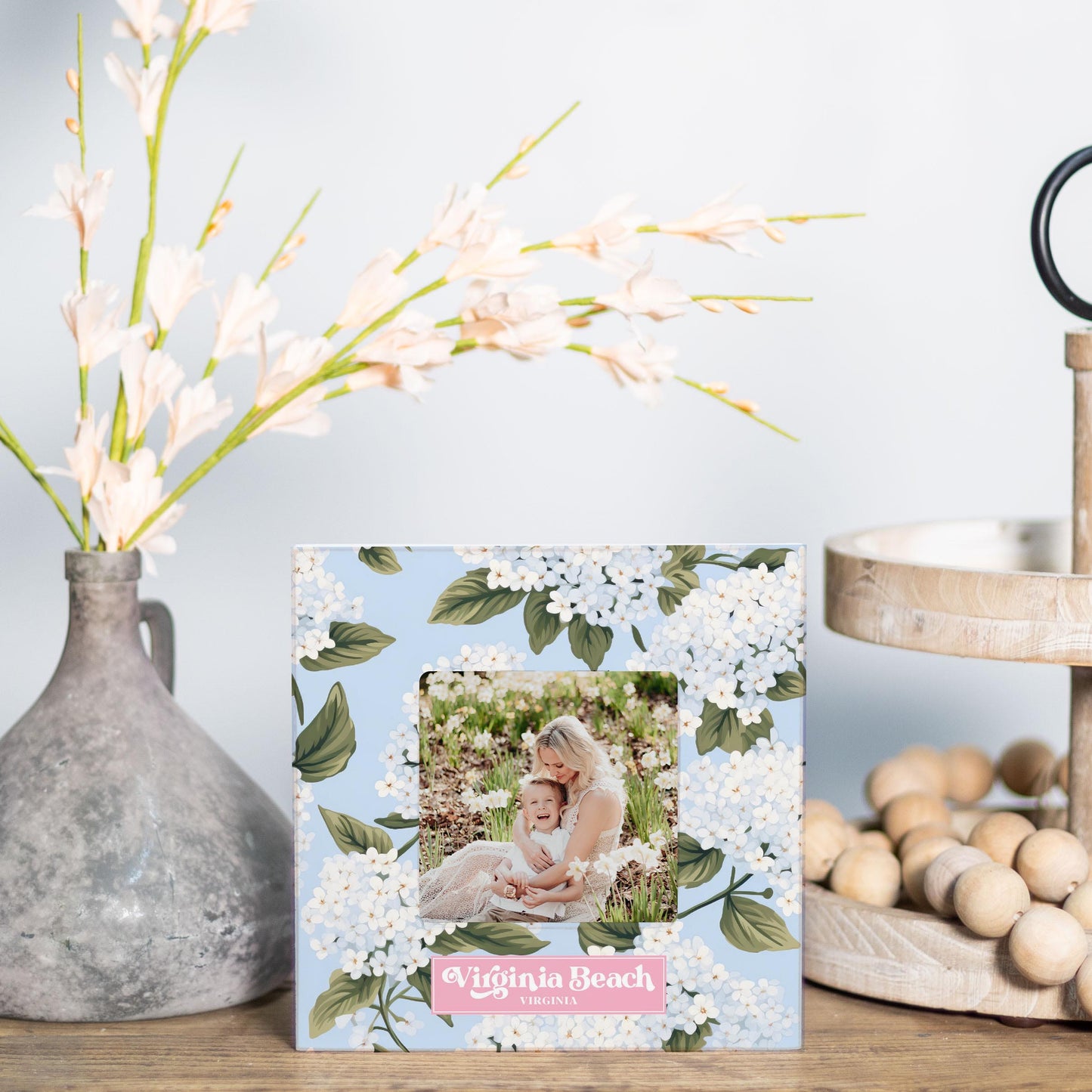 Simply Square Frame-Love+Local Hydrangea Cottage -1