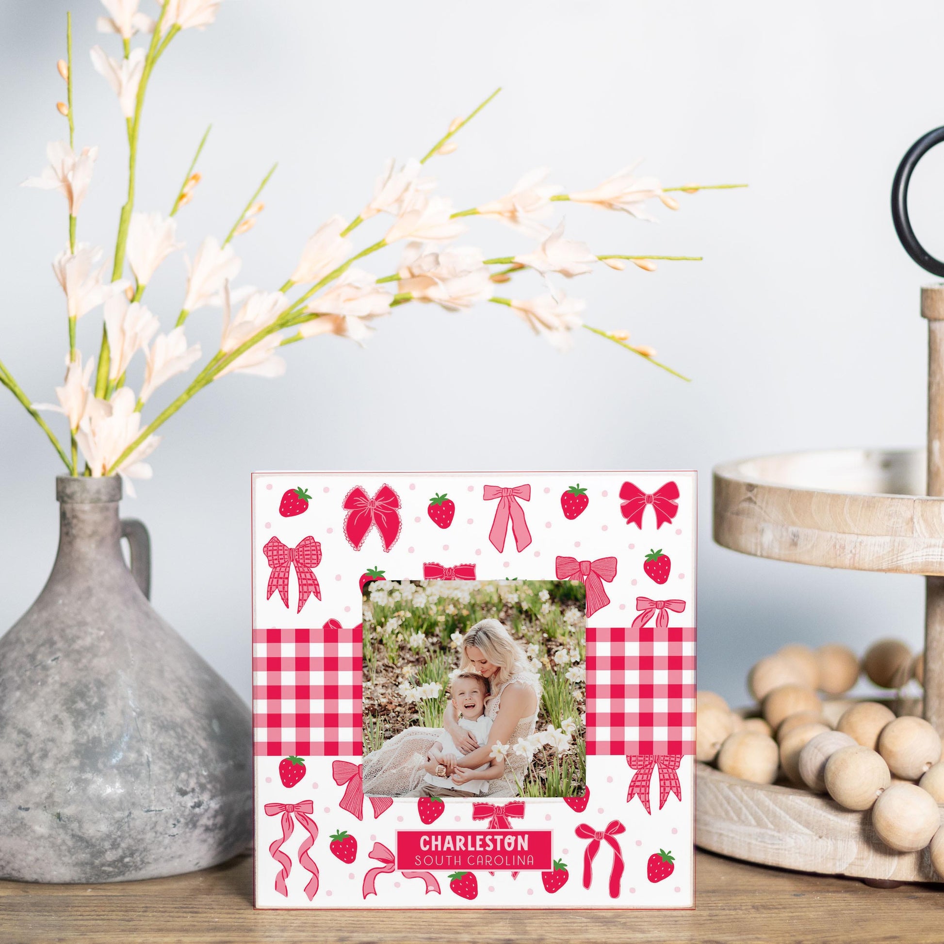 Simply Square Frame-Love+Local Strawberry Parlor -1