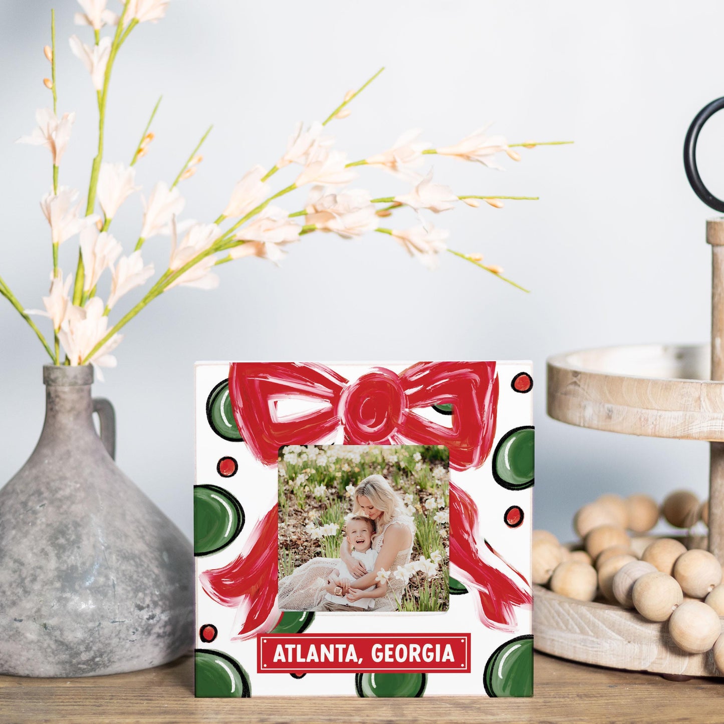 Simply Square Frame-Love+Local Make It Merry -1