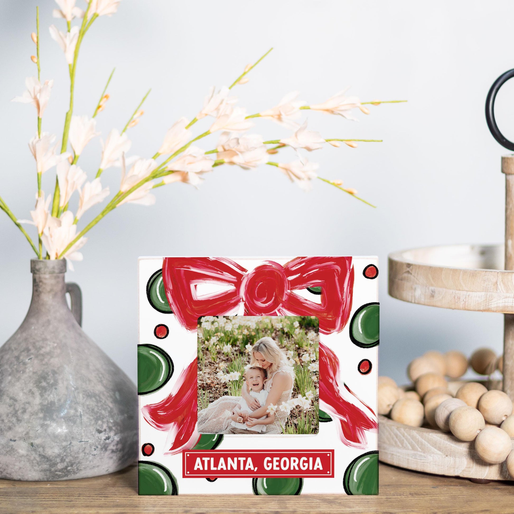 Simply Square Frame-Love+Local Make It Merry -1