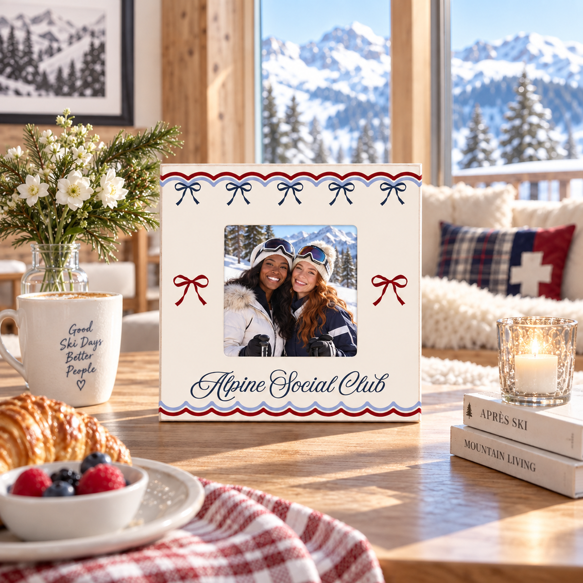 Simply Square Frame-Chalet Girl
