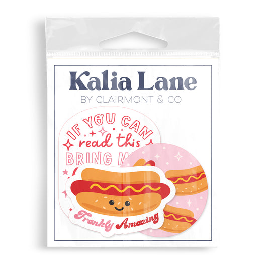 Vinyl Sticker 3-Pack Hot Dogs