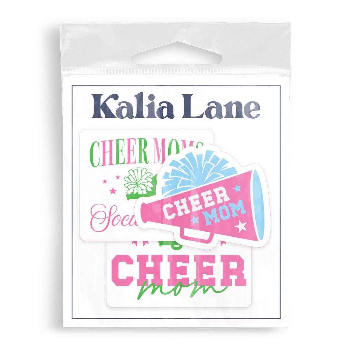 Vinyl Sticker 3-Pack - Cheer Mom