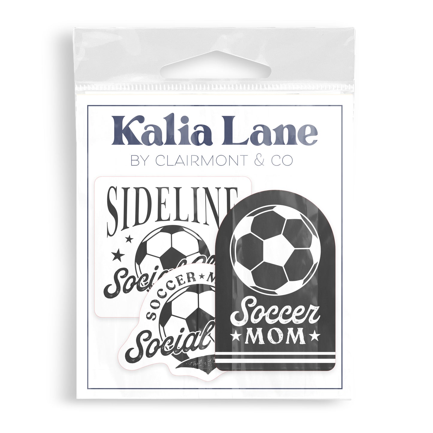 Vinyl Sticker 3-Pack - Soccer Mom