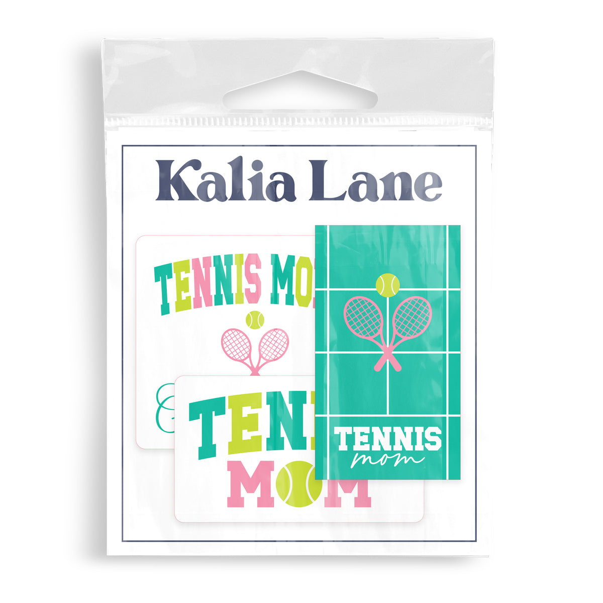 Vinyl Sticker 3-Pack - Tennis Mom