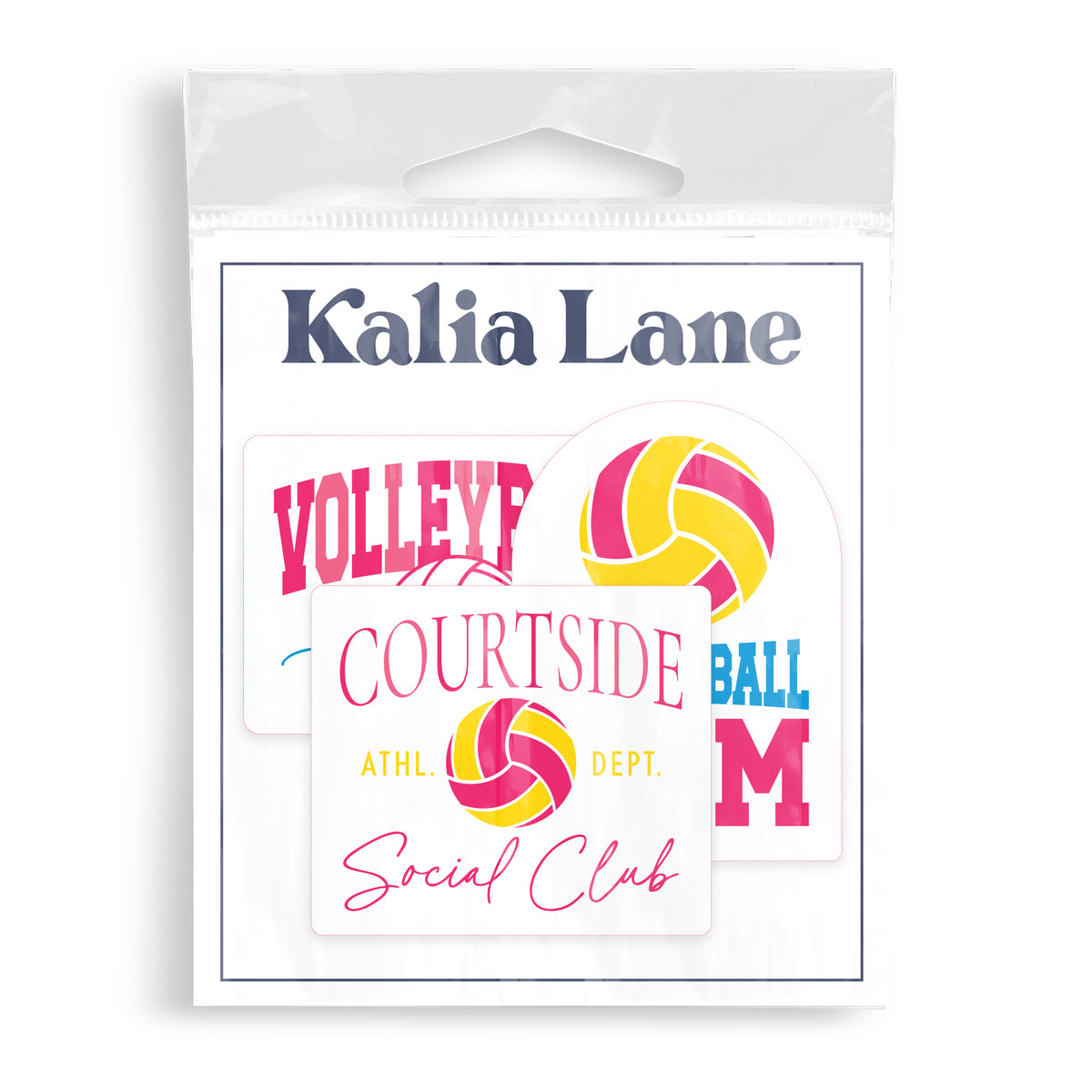 Vinyl Sticker 3-pack - Volleyball Mom