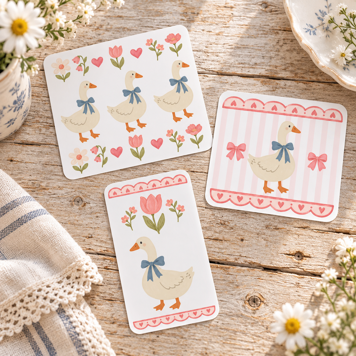 Vinyl Sticker 3-Pack - Vintage Goose
