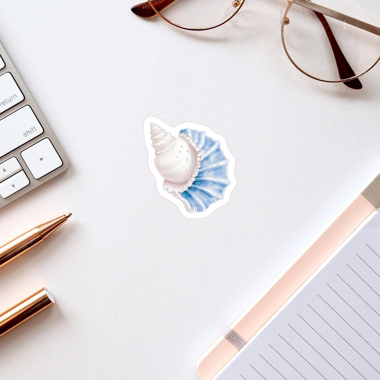 Vinyl Sticker-Coastal Cowgirl Shell -2