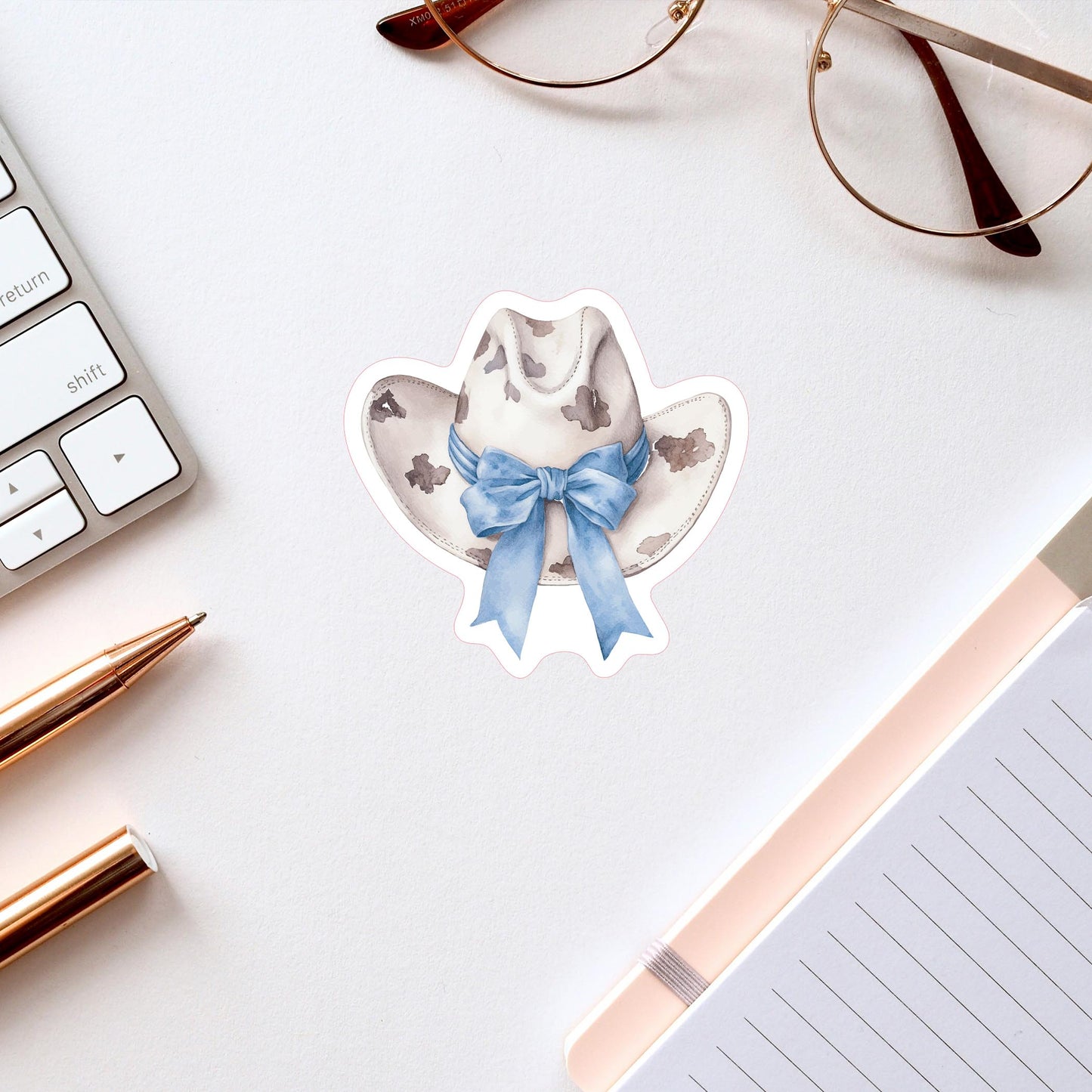 Vinyl Sticker-Coastal Cowgirl Hat -2