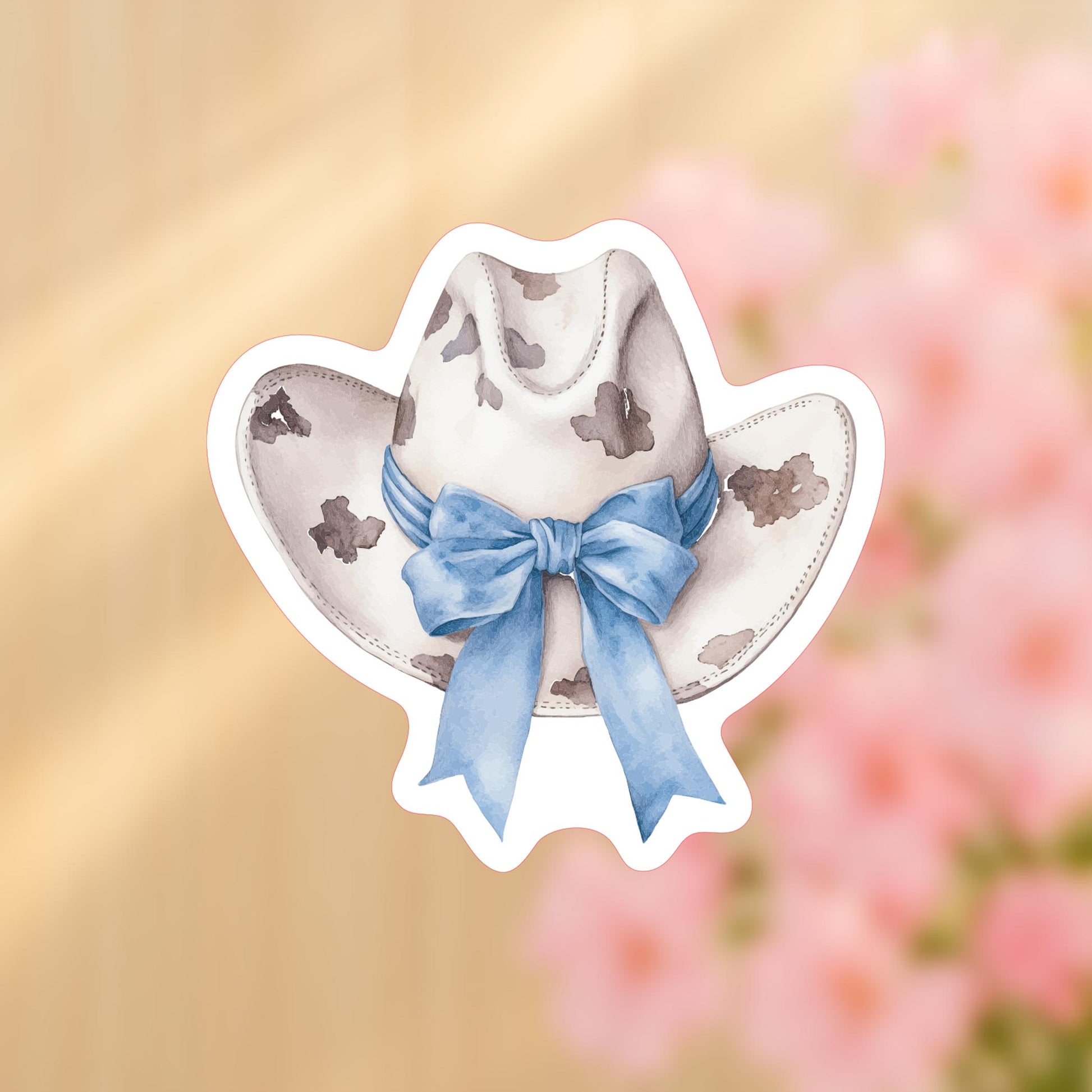 Vinyl Sticker-Coastal Cowgirl Hat -4