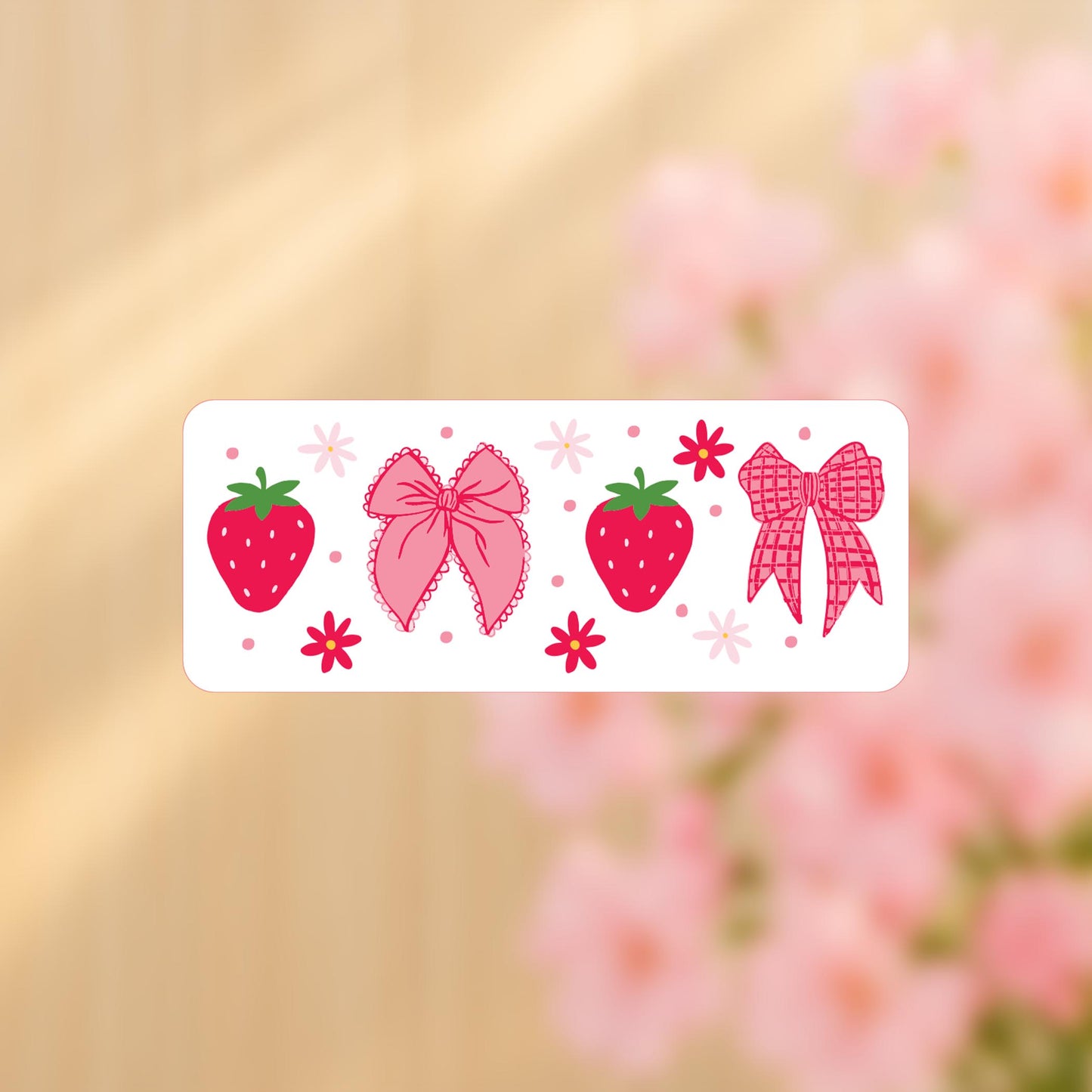 Vinyl Sticker-Strawberry Parlor 2 -4