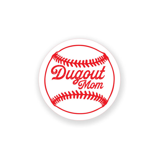 Vinyl Sticker-Little League Dugout Mom 1 -0