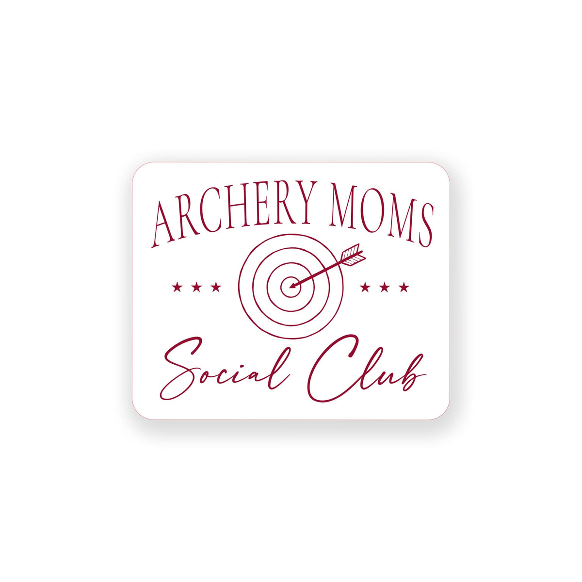 Vinyl Sticker-Archery Moms Social Club -0