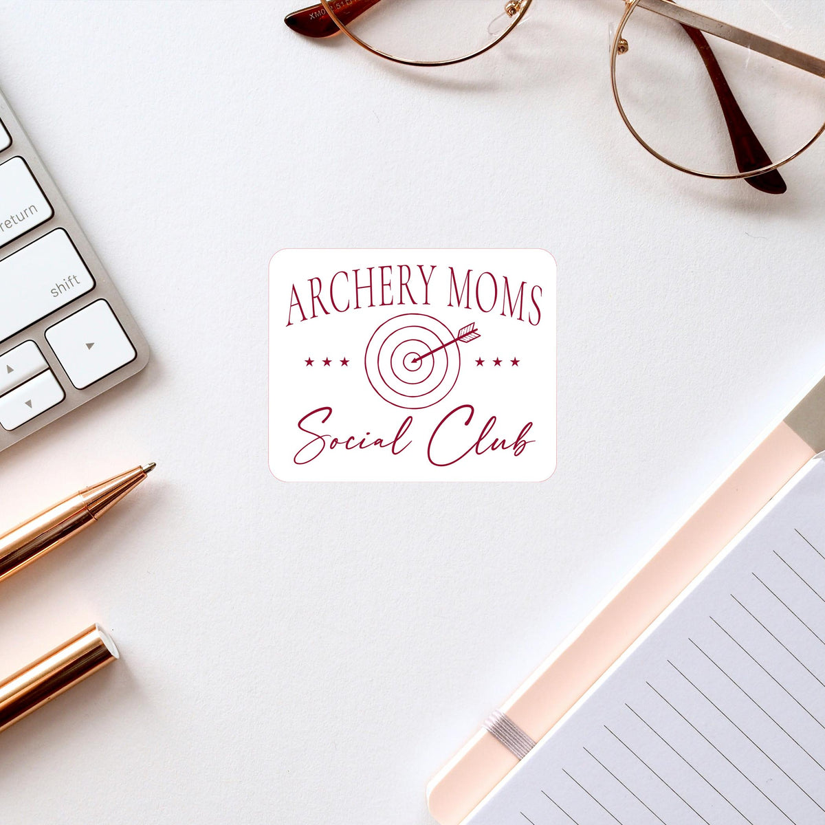 Vinyl Sticker-Archery Moms Social Club -2