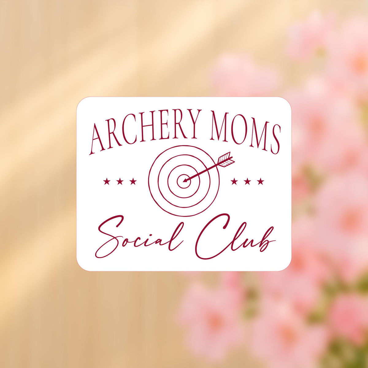 Vinyl Sticker-Archery Moms Social Club -4