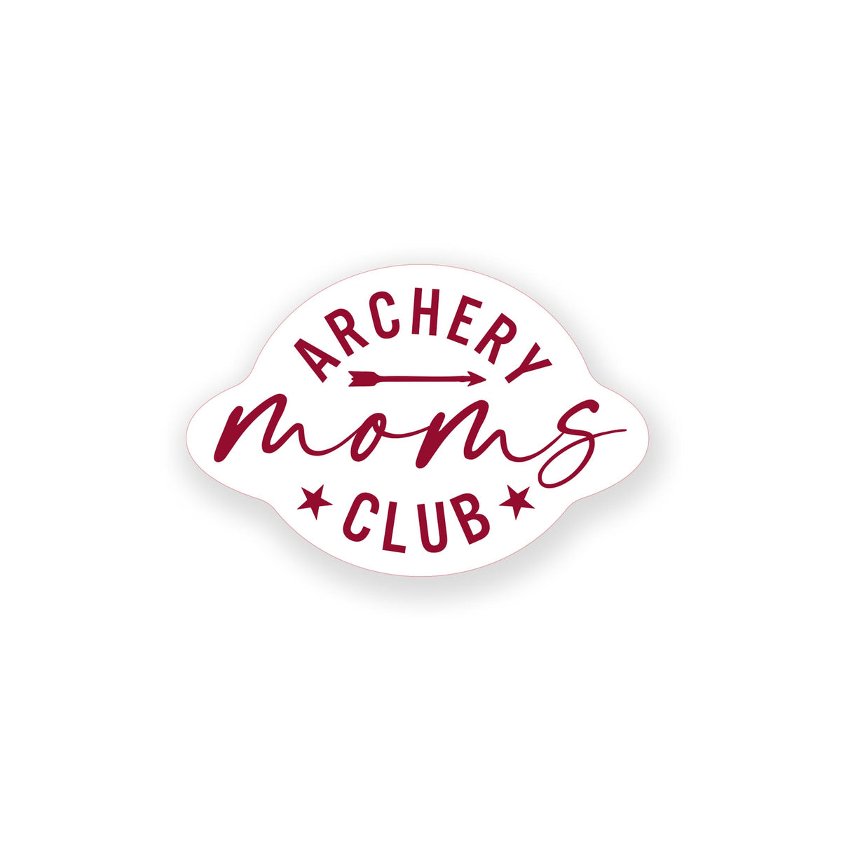 Vinyl Sticker-Archery Moms Club -0