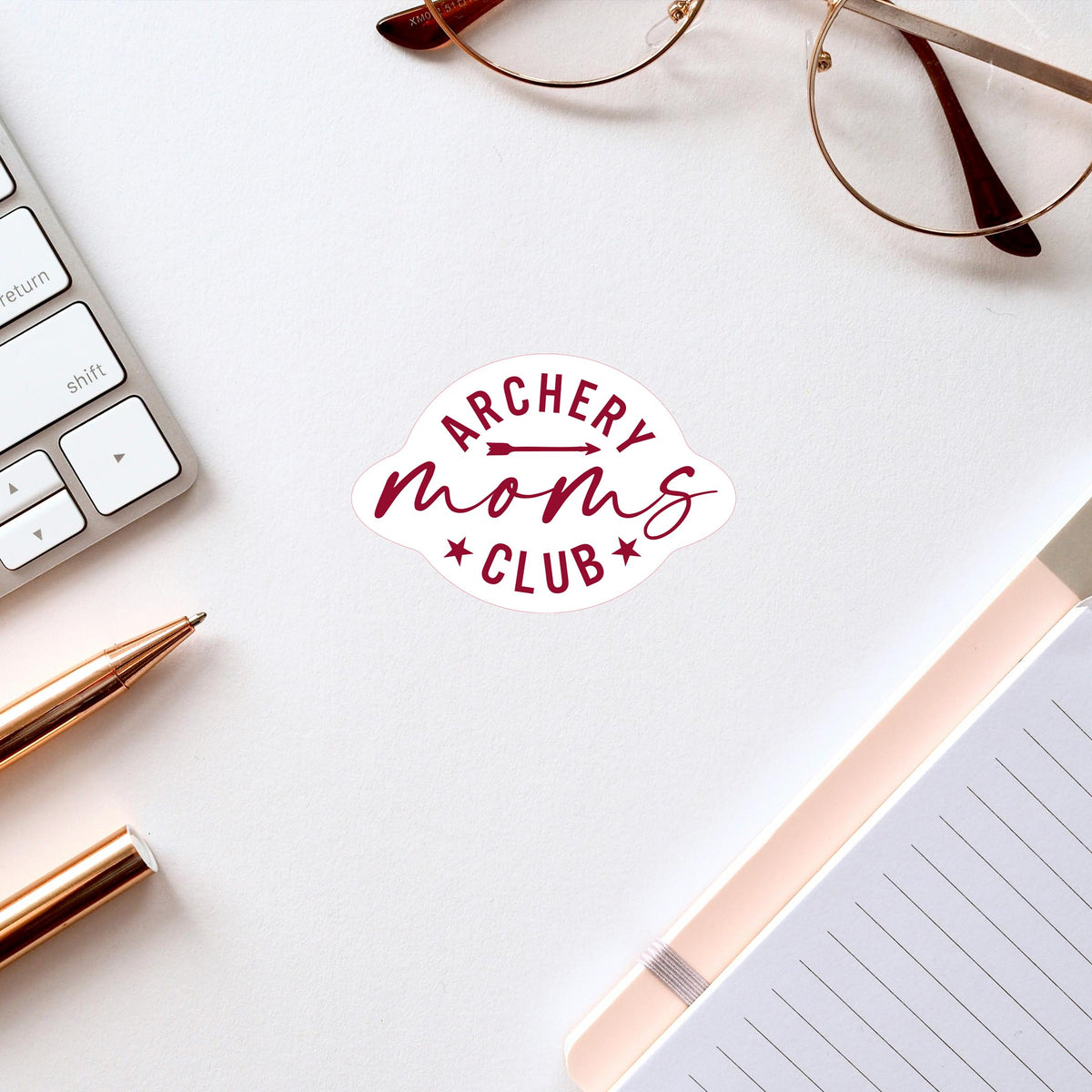 Vinyl Sticker-Archery Moms Club -2