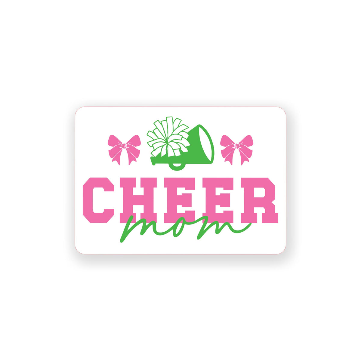 Vinyl Sticker-Cheer Mom -0